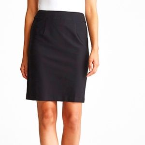 Eileen Fisher Washable Stretch Crepe Pencil Skirt